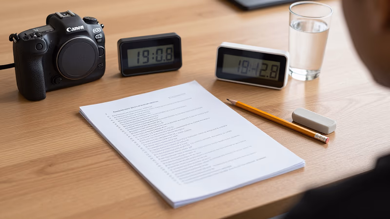 Cómo gestionar el tiempo en un examen tipo test de oposiciones