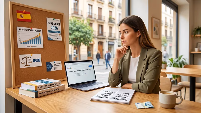 Funcionario vs sector privado en 2026: ¿Qué opción elegir?