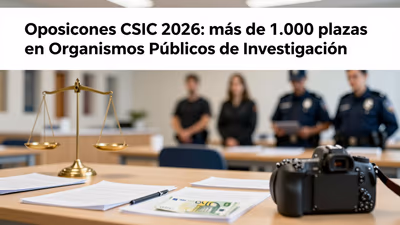Oposiciones CSIC 2026: más de 1.000 plazas en Organismos Públicos de Investigación