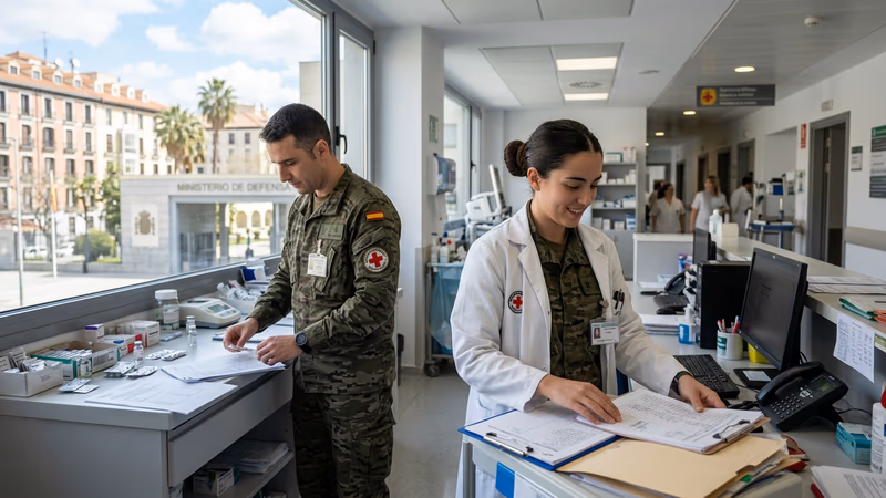 Listas admitidos TCAE y Farmacia Red Sanitaria Militar 2026